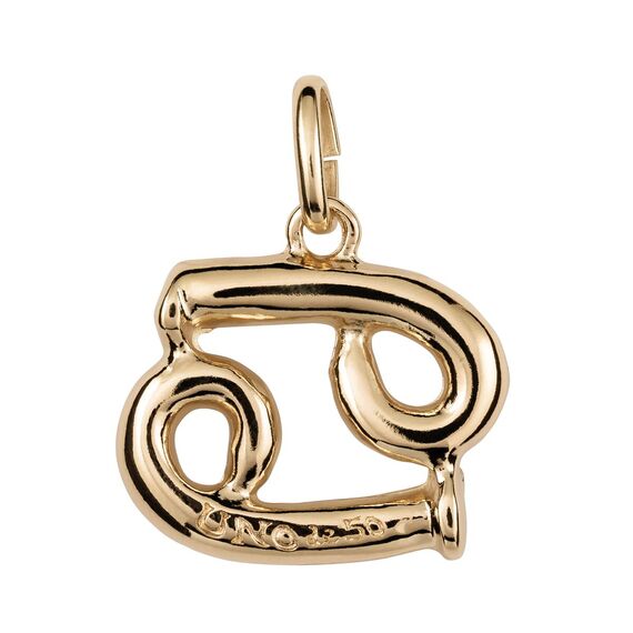 Золотая подвеска знак зодиака Рак UNOde50 Cancer