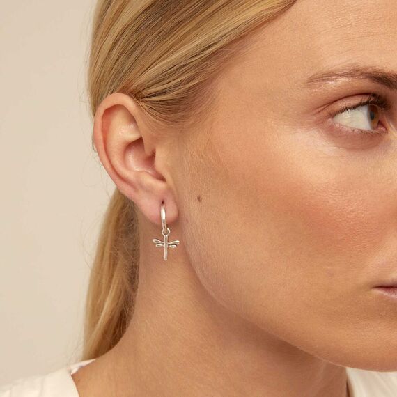 Серебряная моносерьга-основа для пирсинга Обруч UNOde50 Hula Hoop, изображение 7