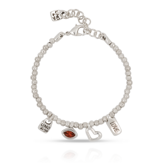 Серебряный браслет женский с пожеланием Любви Буду ждать тебя UNOde50, изображение 4