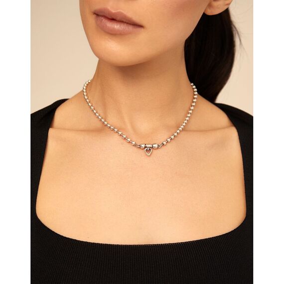 Серебряная подвеска женская Сердечко UNOde50 My Heart, изображение 3