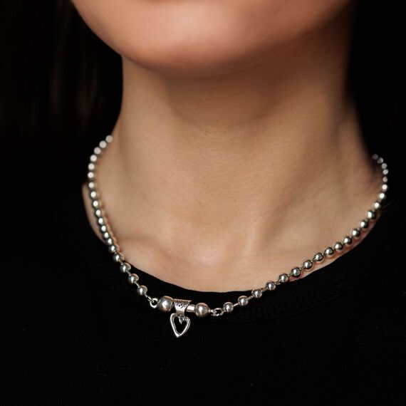 Серебряная цепь на шею основа UnoDe50 Pick 1, изображение 2