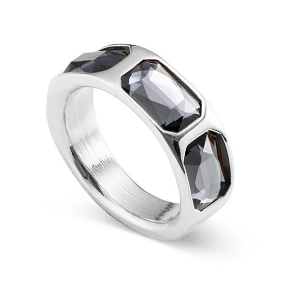 Серебряное кольцо женское с кристаллами Сваровски UNOde50 The Guardian, Размер (мм): 17,3-17,7