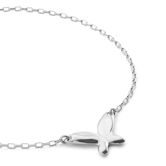 Серебряное колье женское Бабочка UNOde50 Butterfly Effect, изображение 3