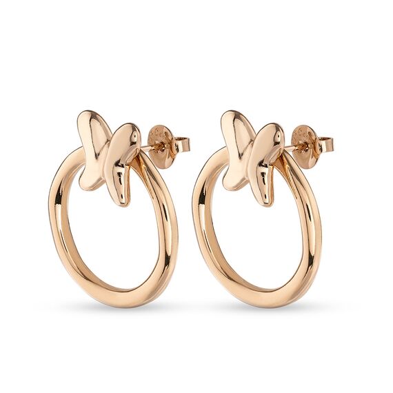 Золотые серьги женские Бабочка UNOde50 Butterfly Effect, изображение 2