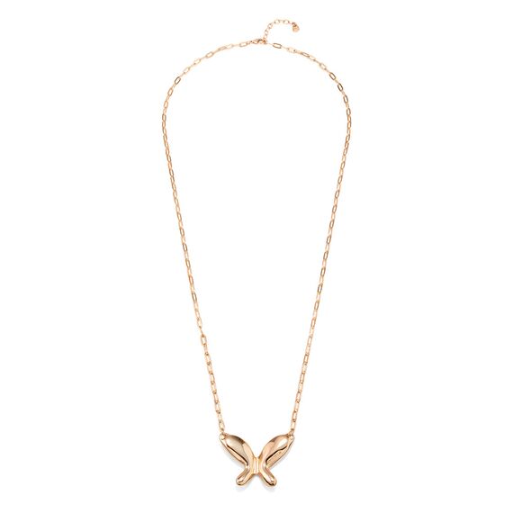 Золотое колье женское Бабочка UNOde50 Wings