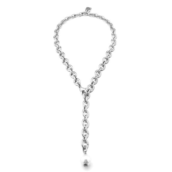 Серебряное колье женское с жемчугом UNOde50 Joy of living