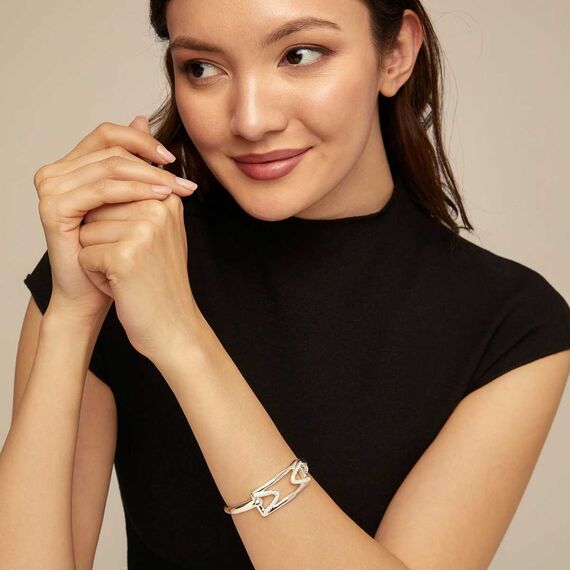 Серебряный браслет женский с топазами UNOde50 Stand out Topaz, изображение 4