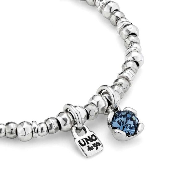 Серебряный браслет женский с кристаллом Сваровски UNOde50 Attractive, изображение 3