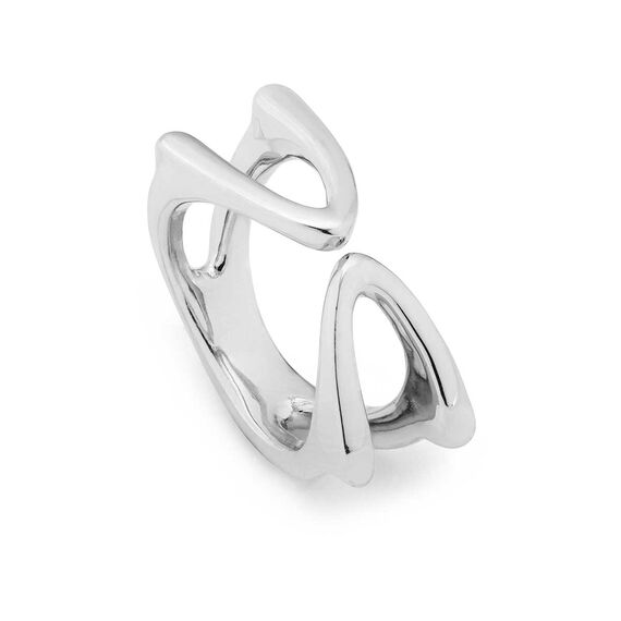 Серебряное кольцо женское открытое UNOde50 Stand out, Размер (мм): 16,3-16,7, изображение 2