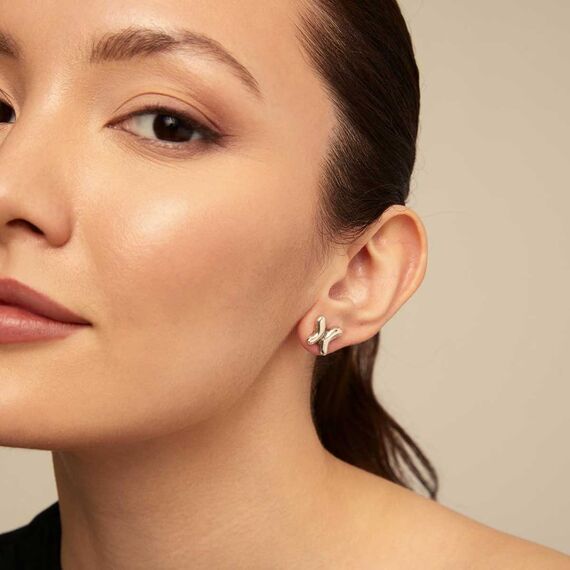 Серебряные серьги женские Бабочка UNOde50 Butterfly Effect, изображение 4