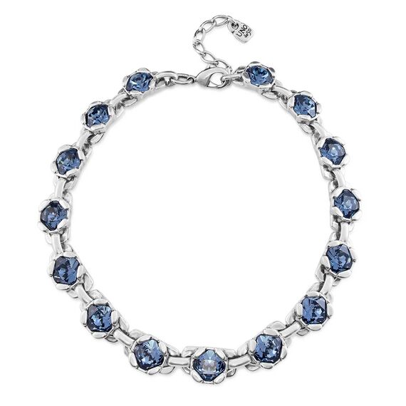 Женское ожерелье серебряное с кристаллами Сваровски UNOde50 Non Stop