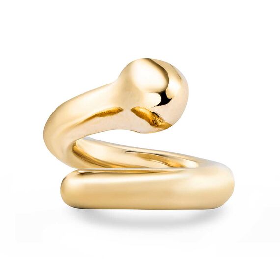 Золотое кольцо витое Гвоздь UNOde50 Comeback, Размер (мм): 16,3-16,7, изображение 2