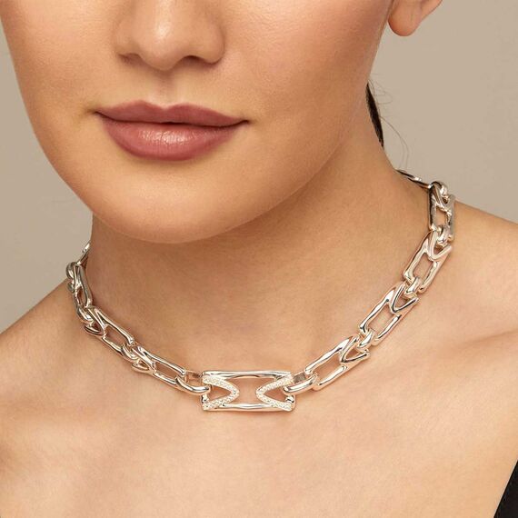 Женское ожерелье серебром и топазами UNOde50 Impressive Topaz, изображение 4