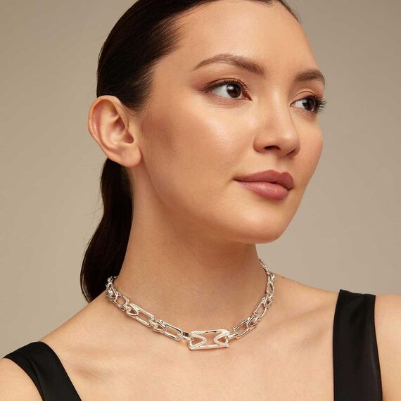 Женское ожерелье серебром и топазами UNOde50 Impressive Topaz, изображение 5