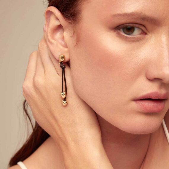 Золотые серьги женские UNOde50 Pretty Love, изображение 4