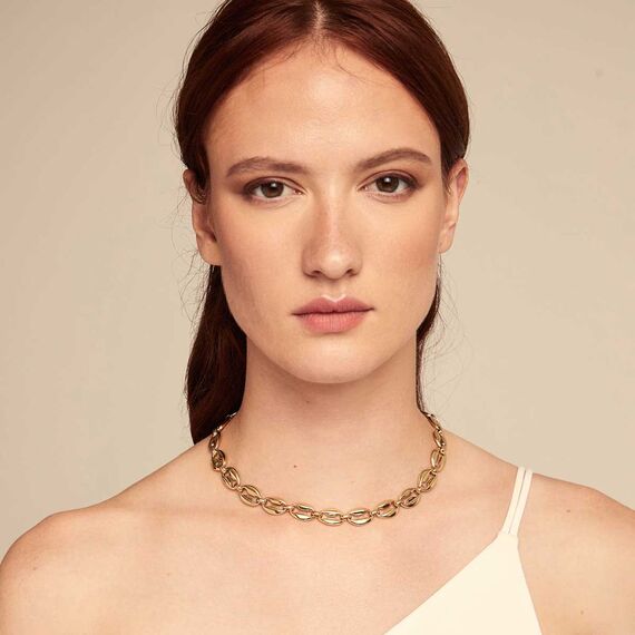 Женское ожерелье с золотом UNOde50 Merci, изображение 3