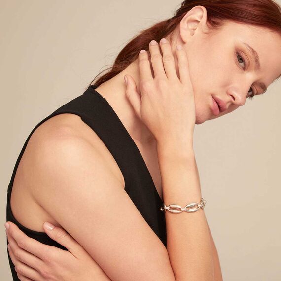 Серебряный браслет женский на руку UNOde50 Merci, изображение 4