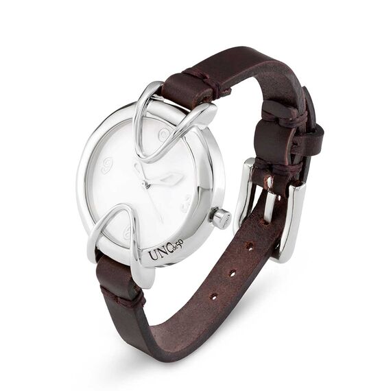 Часы наручные женские с серебром на кожаном ремешке UNOde50 Unbeatable, изображение 2