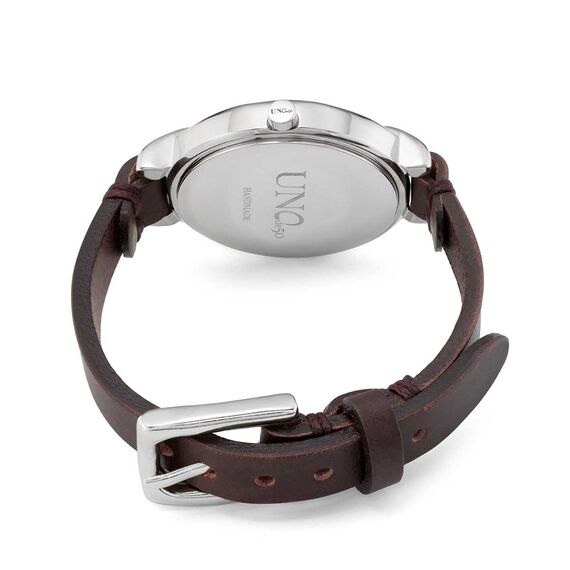 Часы наручные женские с серебром на кожаном ремешке UNOde50 Unbeatable, изображение 3