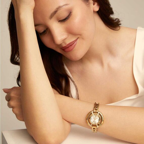 Наручные часы женские с золотом и топазами UNOde50 Stand Out Topaz, Размер (мм): 155, изображение 4