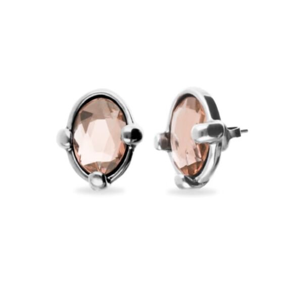 Серебряные серьги с кристаллом UNOde50 Ser Deslumbrante