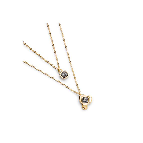 Золотое ожерелье с кристаллами Сваровски UNOde50 Ser Expresiva, изображение 3