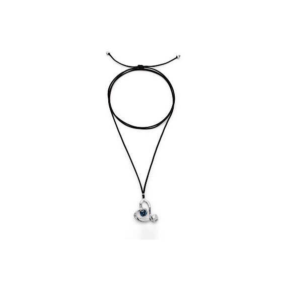 Серебряное ожерелье с кристаллом Сваровски UNOde50 Ser Expresiva