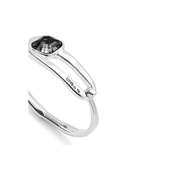 Серебряный браслет жесткий с кристаллом Сваровски UNOde50 Ser Expresiva, Размер (мм): 155, изображение 3