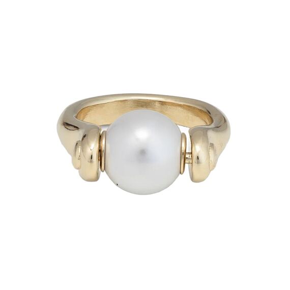 Золотое кольцо женское Жемчужная луна UNOde50 Full pearlmoon, Размер (мм): 15,3-15,7, изображение 2