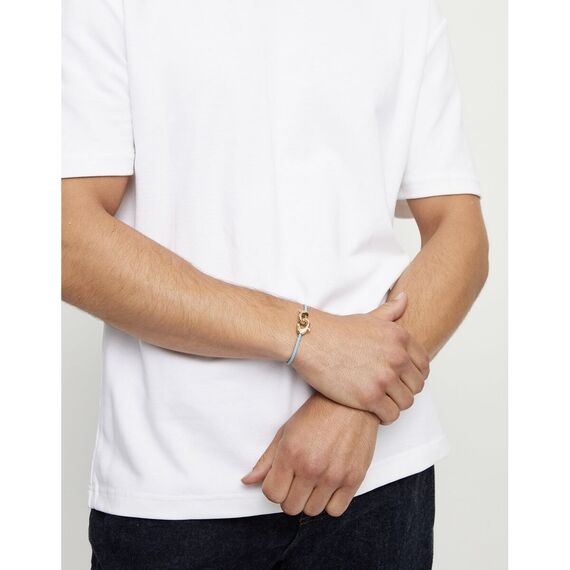 Кожаный браслет карабин с золотом UNOde50 Ser Inseparable, изображение 5