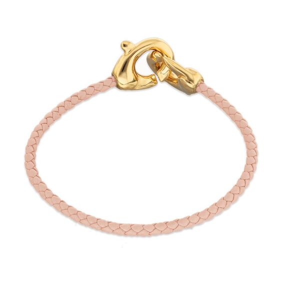 Кожаный браслет карабин с золотом UNOde50 Ser Inseparable, изображение 2