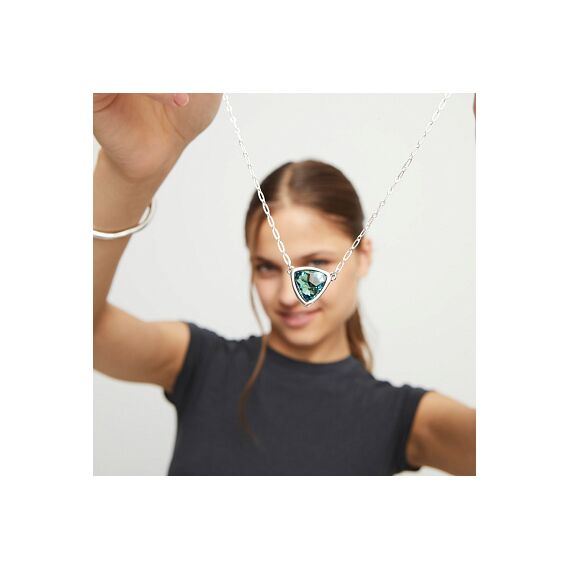 Серебряное ожерелье с кристаллом Сваровски UNOde50 Ser Camaleonica, изображение 4