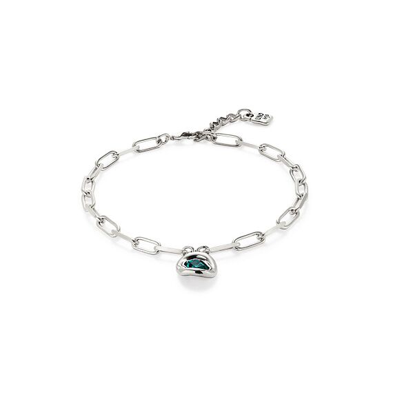 Серебряное ожерелье женское с кристаллом Сваровски UNOde50 Ser Valiente, изображение 2