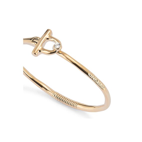 Золотой браслет жесткий с топазом UnoDe50 Ser Indomable, Размер (мм): 155, изображение 2