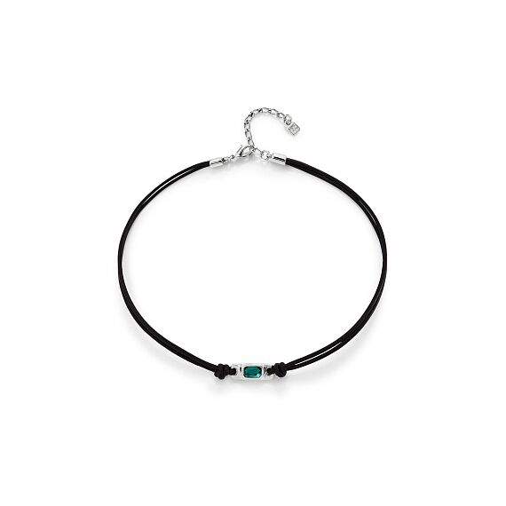 Серебряное ожерелье женское с кристаллом Сваровски UNOde50 Ser Magnetica