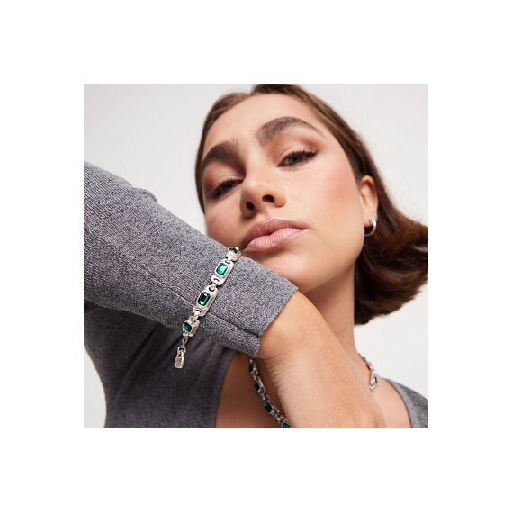 Серебряный браслет с кристаллами Сваровски UNOde50 Ser Magnetica, изображение 4