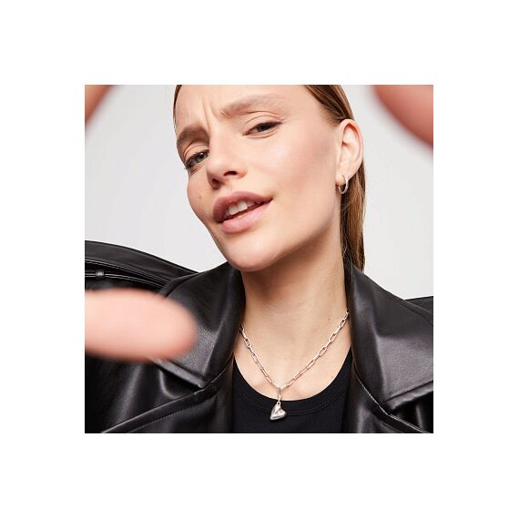 Женское ожерелье серебряное цепочка с сердцем UNOde50 Ser Unico, изображение 4