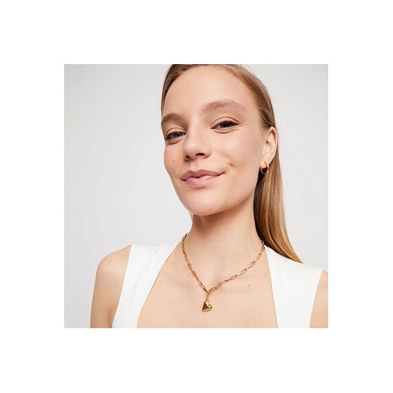 Женское ожерелье золотое цепочка с сердцем UNOde50 Ser Unico, изображение 4