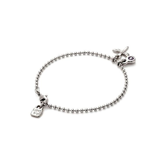 Серебряный браслет женский с кристаллом Сваровски UNOde50 Ser Unico, Размер (мм): 155