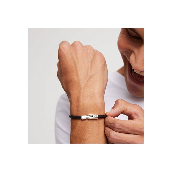 Кожаный браслет с серебром UNOde50 Ser Natural, Размер (мм): 195, изображение 5