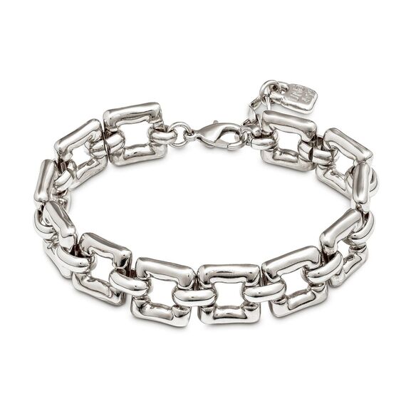 Серебряный браслет женский с квадратными звеньями UNOde50 Femme Fatale, Размер (мм): 165