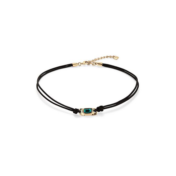 Золотое ожерелье женское с кристаллом Сваровски UNOde50 Ser Magnetica, изображение 2