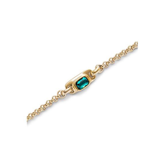 Золотой браслет с кристаллом Сваровски UNOde50 Ser Magnetica, изображение 3