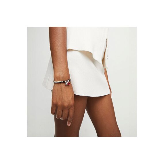 Серебряный браслет на коже с муранским стеклом UnoDe50 Ser Fascinante, Размер (мм): 165, изображение 5