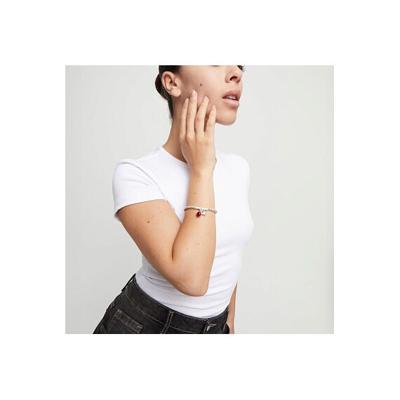 Серебряный браслет женский с муранским стеклом UNOde50 Ser Fascinante, Размер (мм): 155, изображение 5