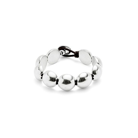 Серебряный браслет из бусин UNOde50 Ser Intrepida, Размер (мм): 165