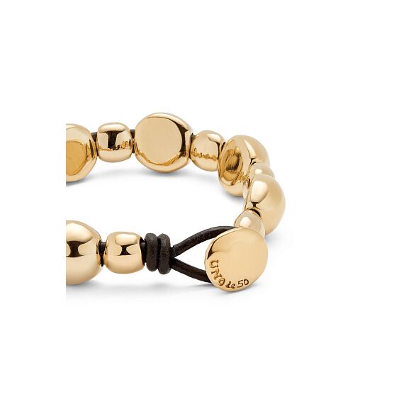 Золотой браслет из бусин UNOde50 Ser Intrepida, Размер (мм): 165, изображение 3