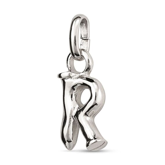 Серебряная подвеска Буква R малая UNOde50, изображение 2