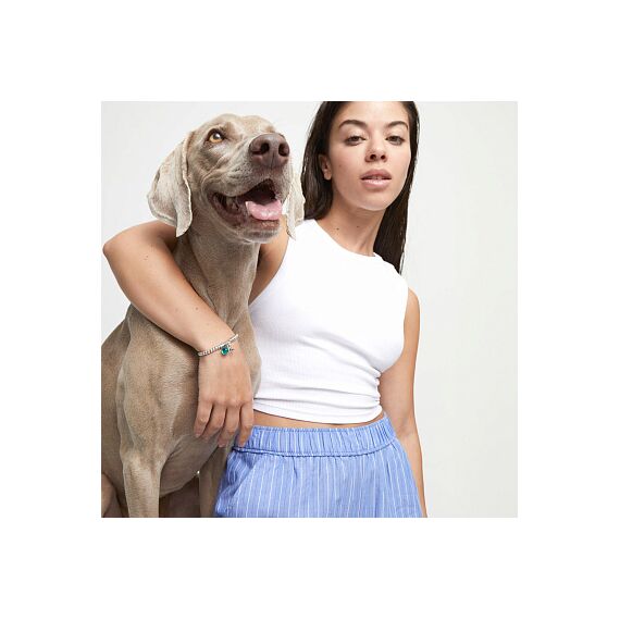 Серебряный браслет женский с муранским стеклом UNOde50 Ser Fascinante, Размер (мм): 165, изображение 4