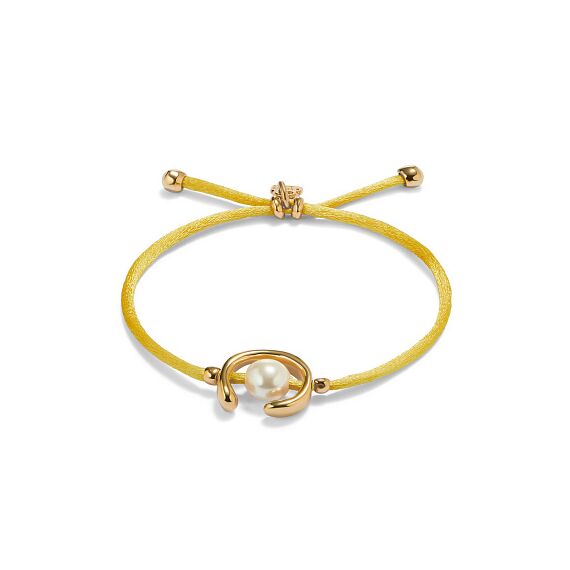 Браслет женский с жемчугом Желтый UNOde50 Ser Diferente